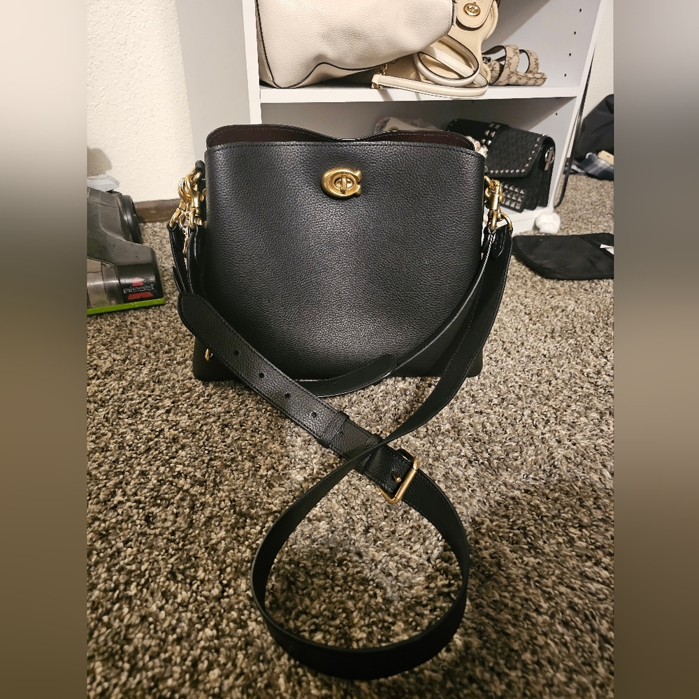 Coach crossbody with keychain